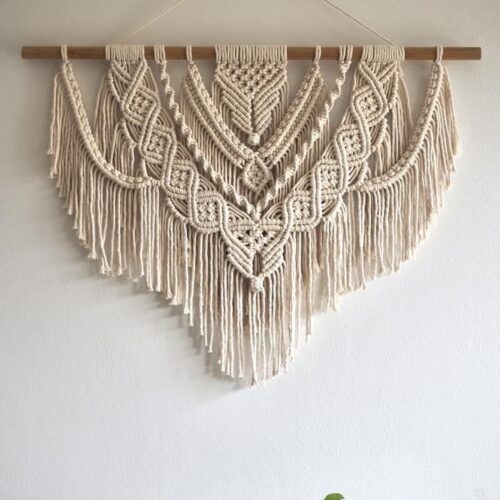 Tapiz de Macramé para Muro